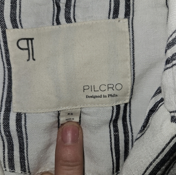 Pilcro oversized linen dolman sleeve blazer xs - Picture 6 of 8